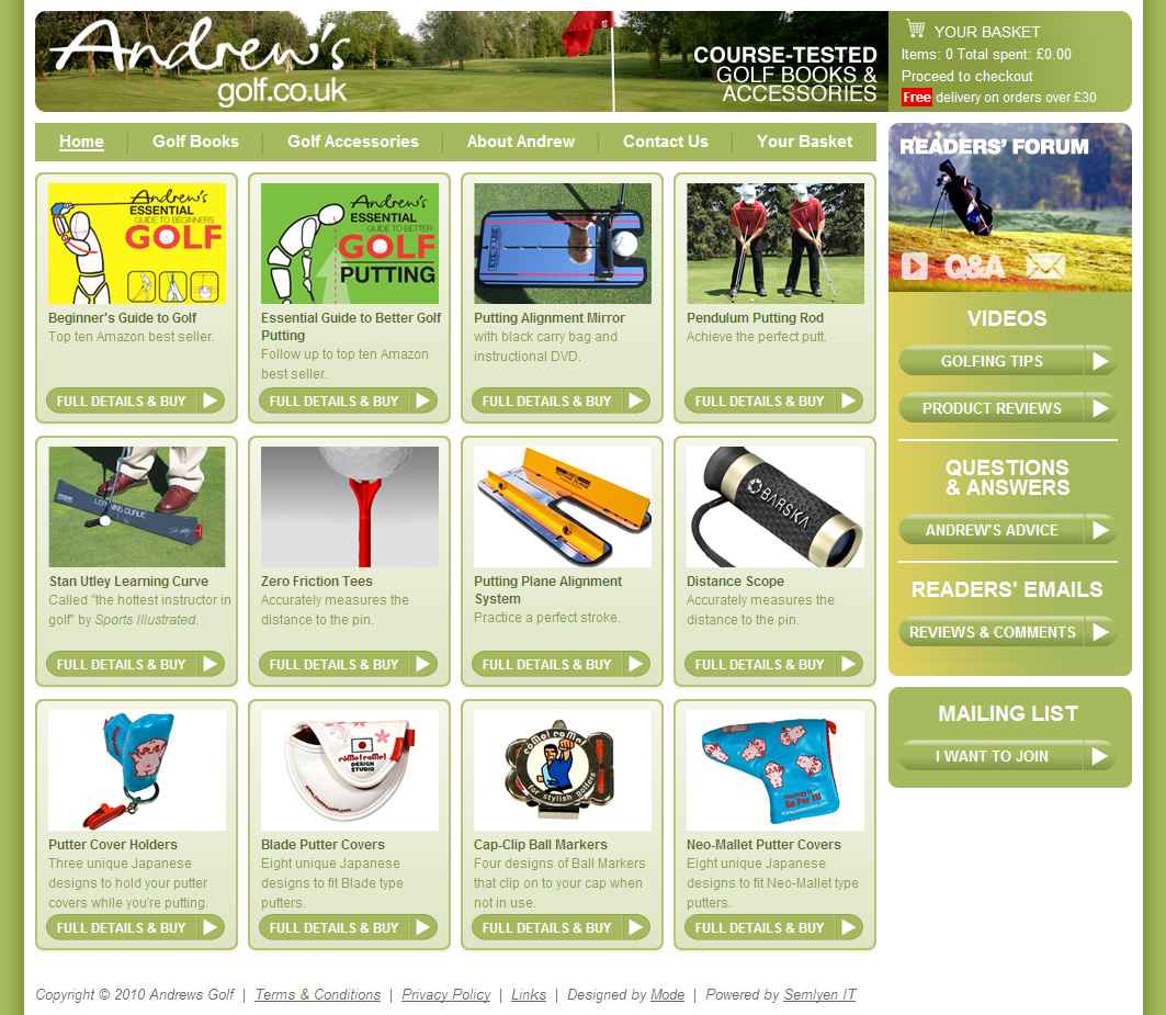 Andrews Golf Screenshot