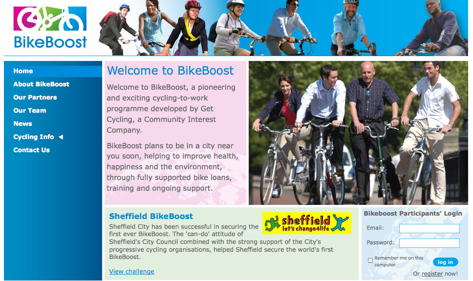 BikeBoost Screenshot