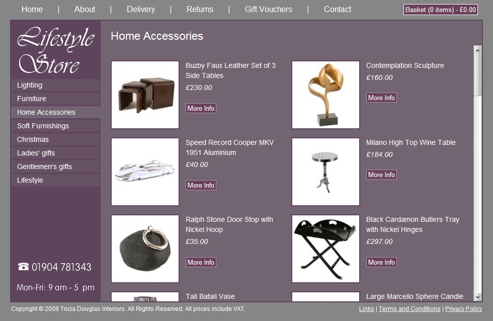 Lifestyle Store Screenshot